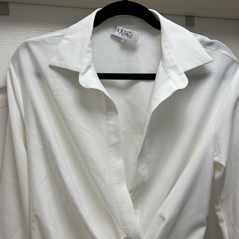 House of CB white long sleeve dress white - Picture 4 of 6